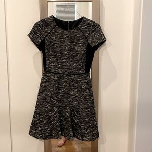 Black and grey heathered J Crew dress size 0.